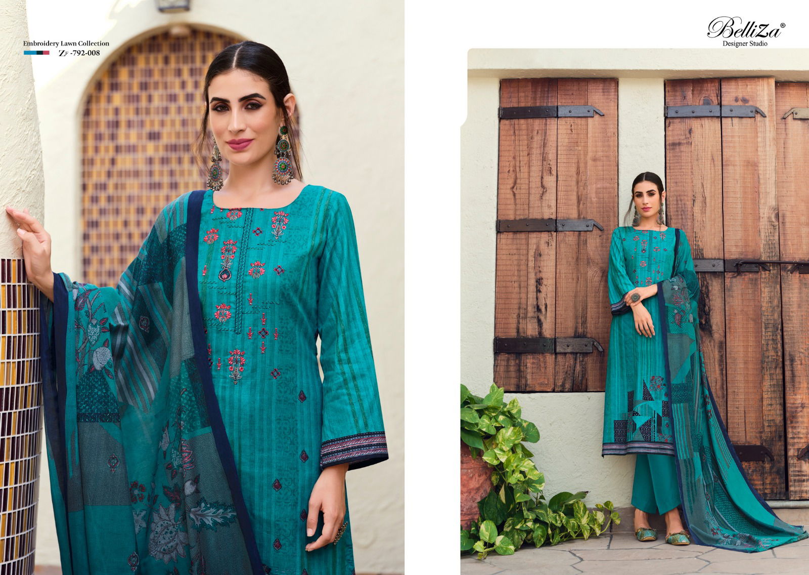 Naira By Belliza Printed Cotton Dress Material Catalog